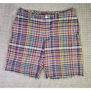 Vintage Polo Ralph Lauren Shorts Mens Size 36‎ Multicolor Indian Madras Plaid
